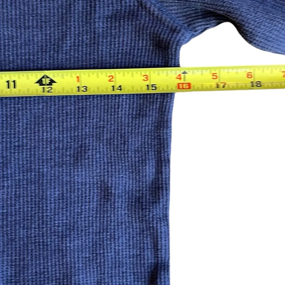 Kids Blue Thermal Pajama Shirt sz L (10/12)